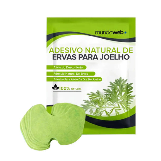 Adesivo Natural De Ervas Para Joelho MundoWeb™ - MundoWeb