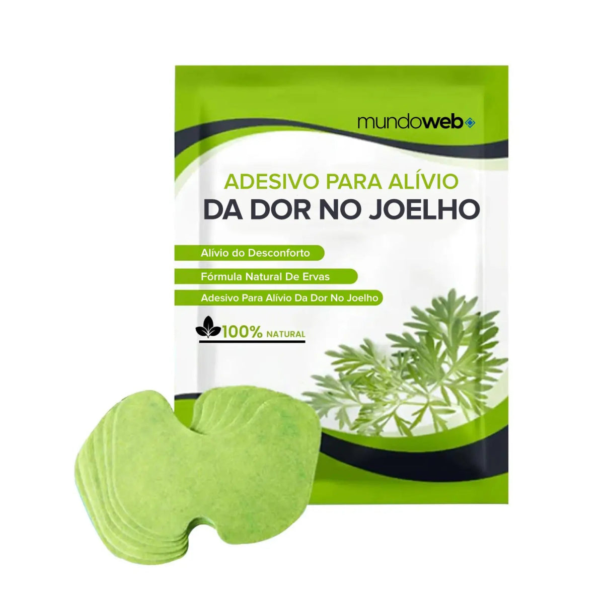 Adesivo Para Alívio Da Dor No Joelho MundoWeb™ 1 - MundoWeb