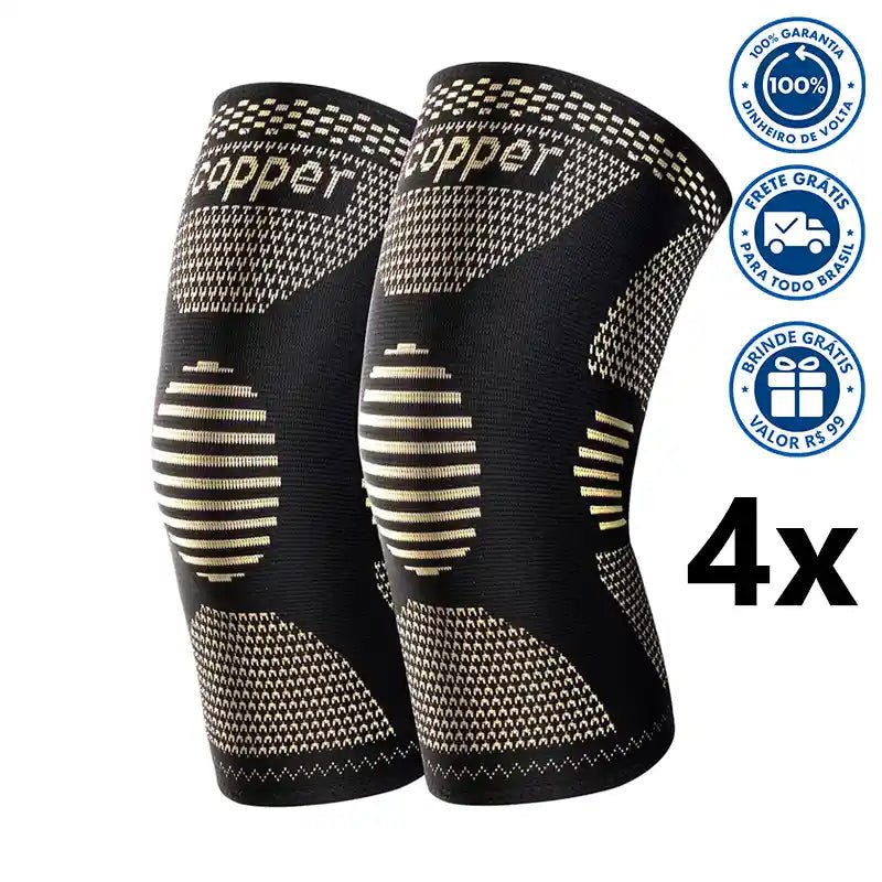 Joelheira Ortopédica de Cobre CopperFlex - MundoWeb