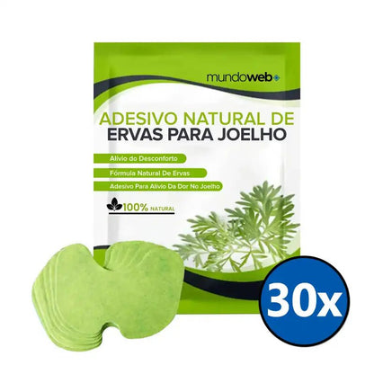 Adesivo Natural De Ervas Para Joelho MundoWeb™ - MundoWeb