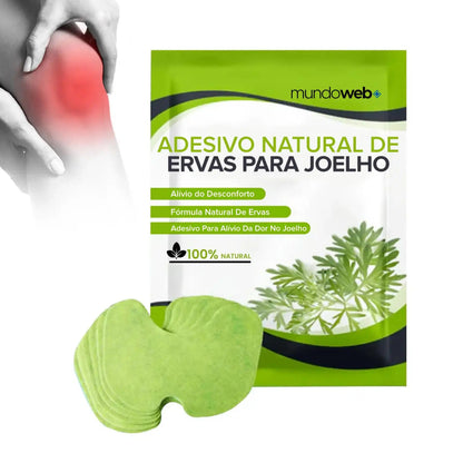 Adesivo Natural De Ervas Para Joelho MundoWeb™ - MundoWeb