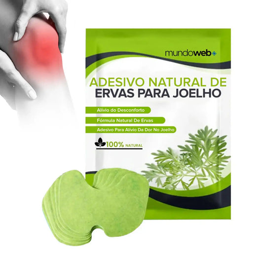 Adesivo Natural De Ervas Para Joelho MundoWeb™ - MundoWeb