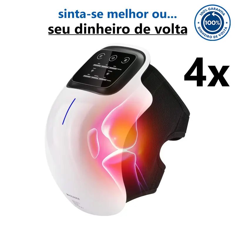 FisioFlex - Massageador de Joelho 3 em 1 - MundoWeb