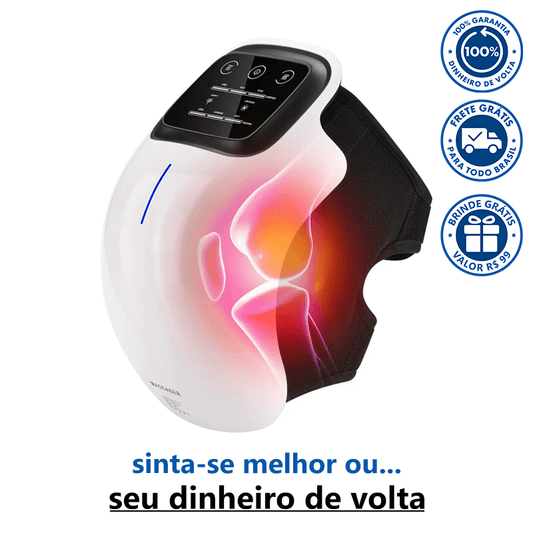 FisioFlex - Massageador de Joelho 3 em 1 - MundoWeb