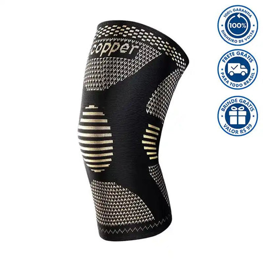 Joelheira Ortopédica De Cobre CopperFlex MundoWeb - MundoWeb