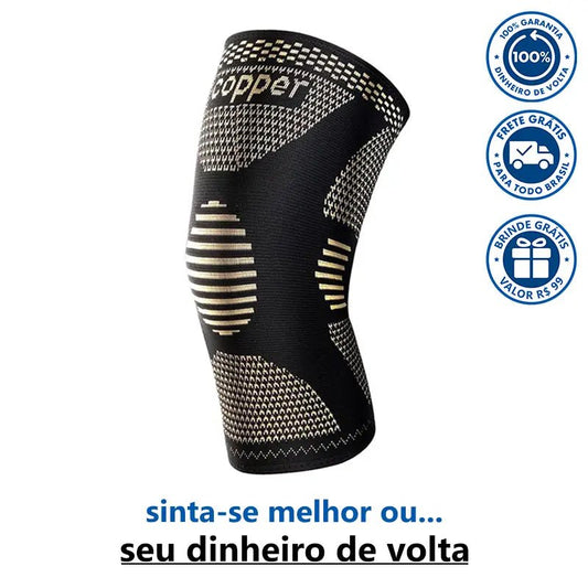 Joelheira Ortopédica De Cobre CopperFlex MundoWeb - MundoWeb