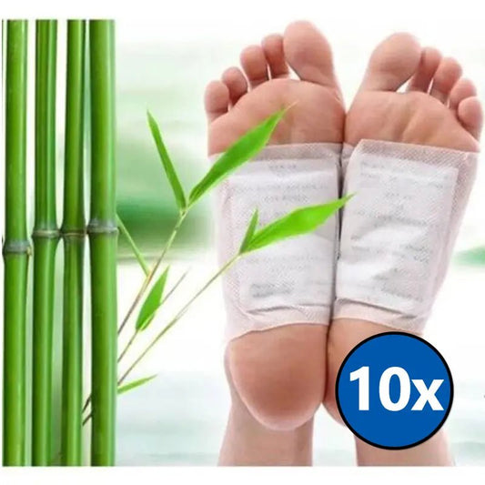 MundoWeb™ Adesivo De Ervas Detox Para Pés - MundoWeb