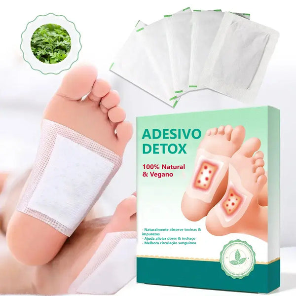 MundoWeb™ Adesivo De Ervas Detox Para Pés